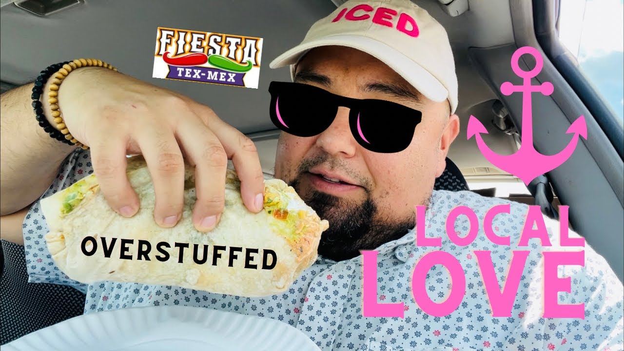 #LocalLove ⚓️ OVERSTUFFED Steak Burrito 🌯 Fiesta Tex-Mex in Pawtucket, RI