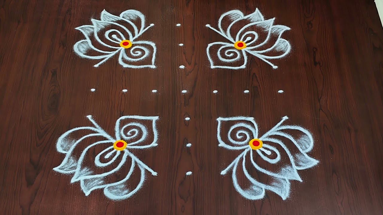 7×3dots beautiful sankranti chukkala muggulu🌷|easy sankranti rangoli|Pongal kolams#Rang Kaa Rangoli