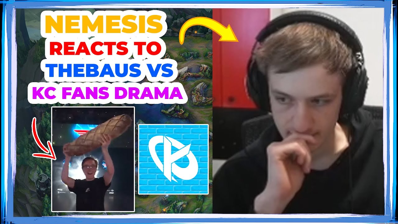 Nemesis Reacts to TheBAUS Receiving THREATS from KC FANS 👀 [CLASSIC]
