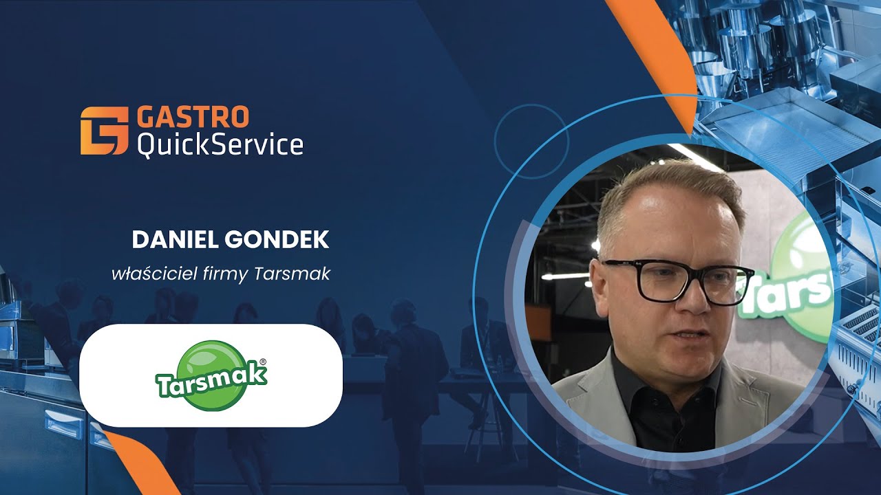 WYWIAD DANIEL GONDEK TARSMAK TARGI GASTRO QUICKSERVICE 2024| Ptak Warsaw Expo