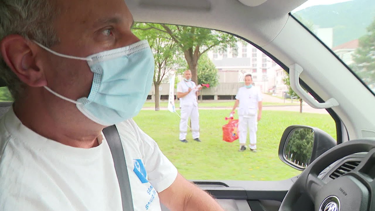 CHU Grenoble Alpes : les ambulanciers mobilisés contre 