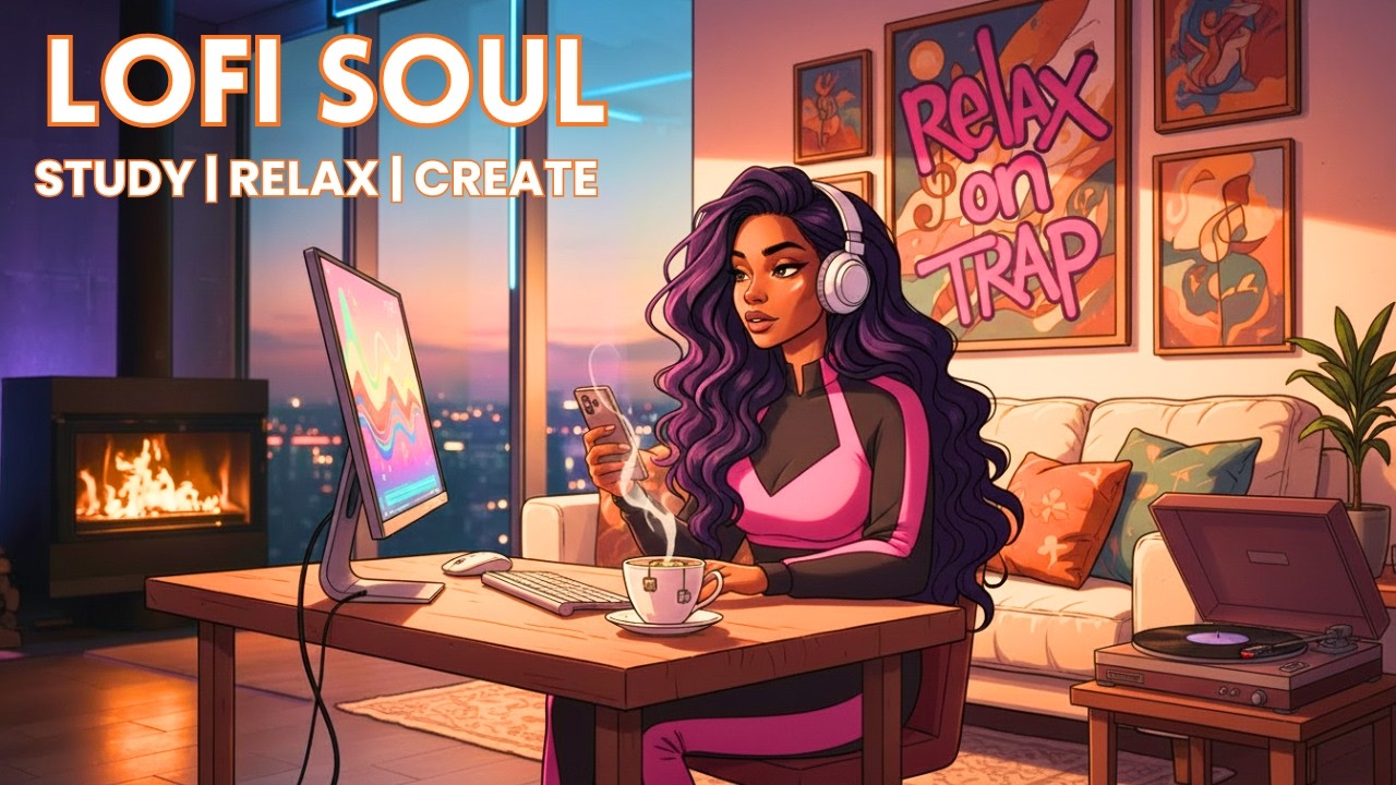 LoFi Trap Soul Mix | No Ads | Deep Focus Beats for Studying, Coding & Work