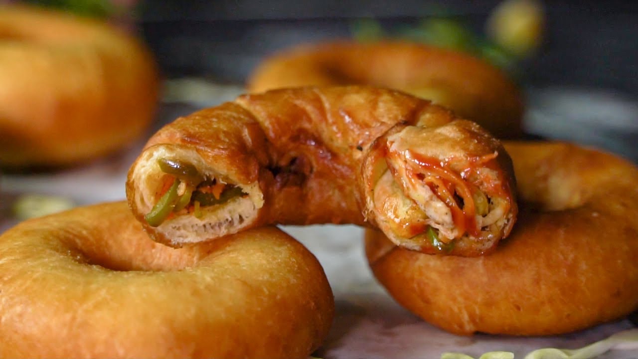 Chinese Stuffed Donuts Recipe By SooperChef