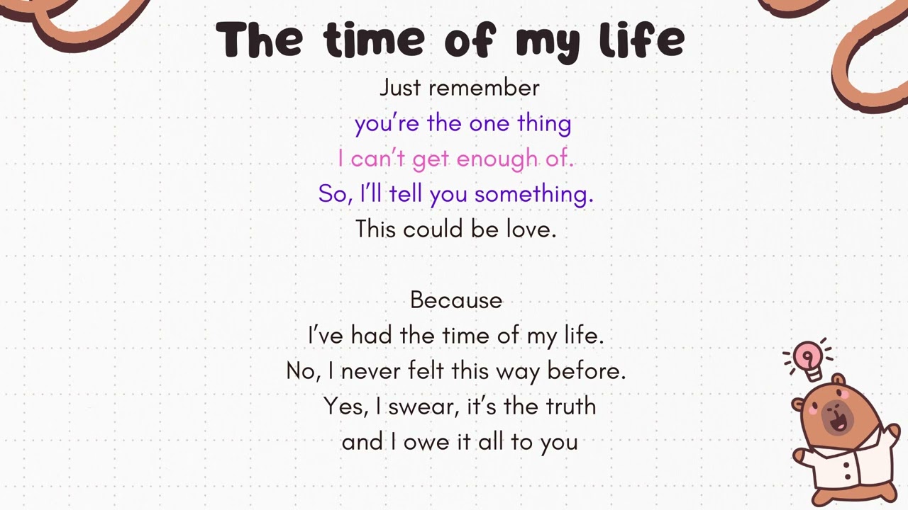 I've had the time of my life Prt 1   Made with Clipchamp