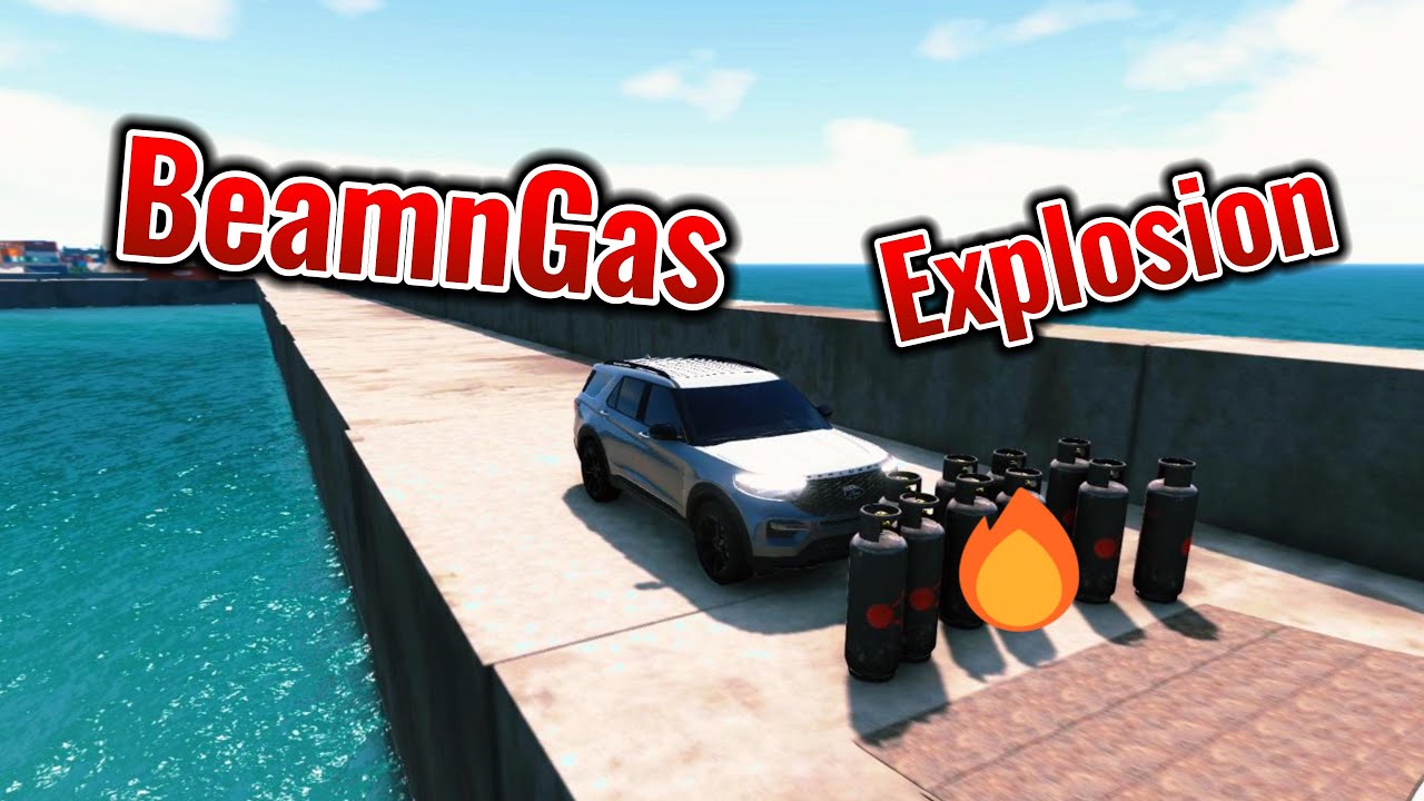 BeamNG DRIVE-FUM Explosion car crashes #beamngdrivefun