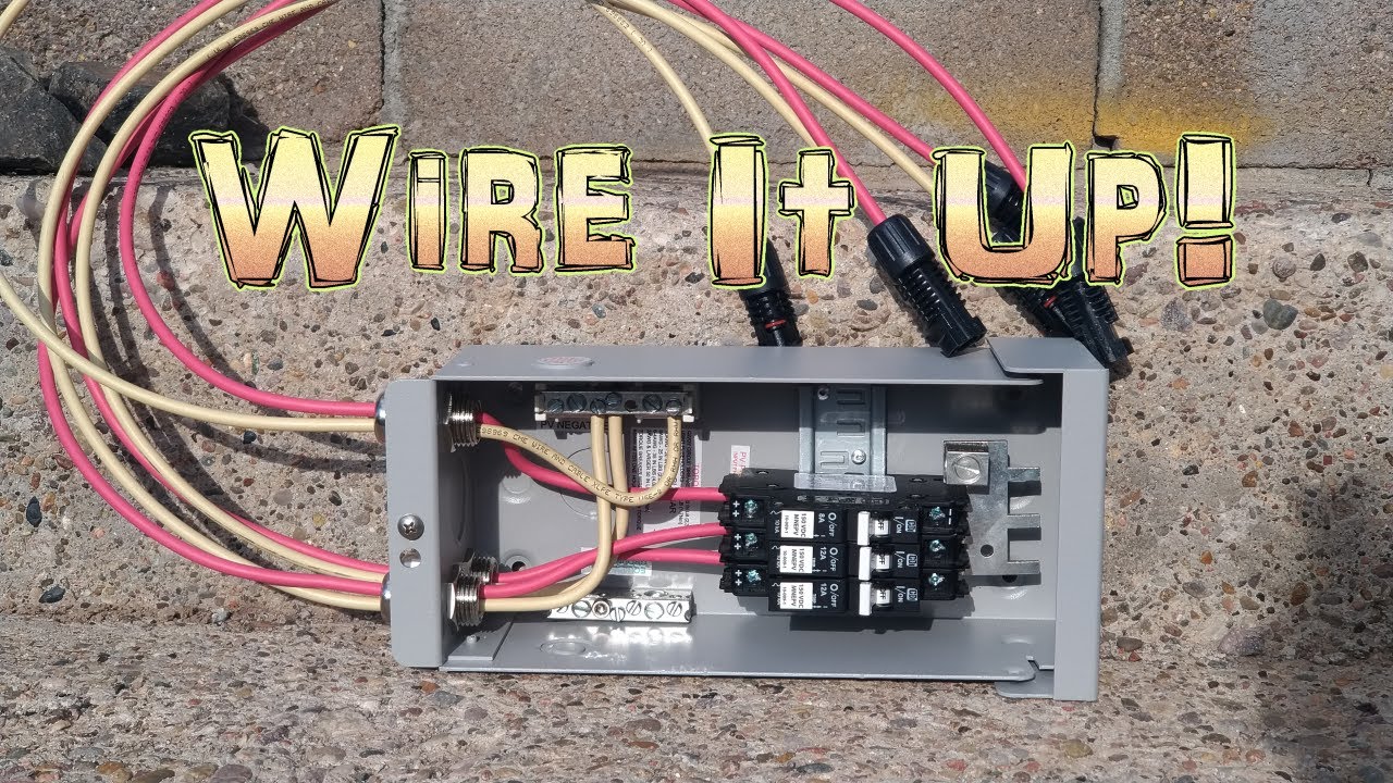 Wiring the Solar Combiner Box | MidNite Solar MNPV3 Unboxing - Solar Bootcamp 005