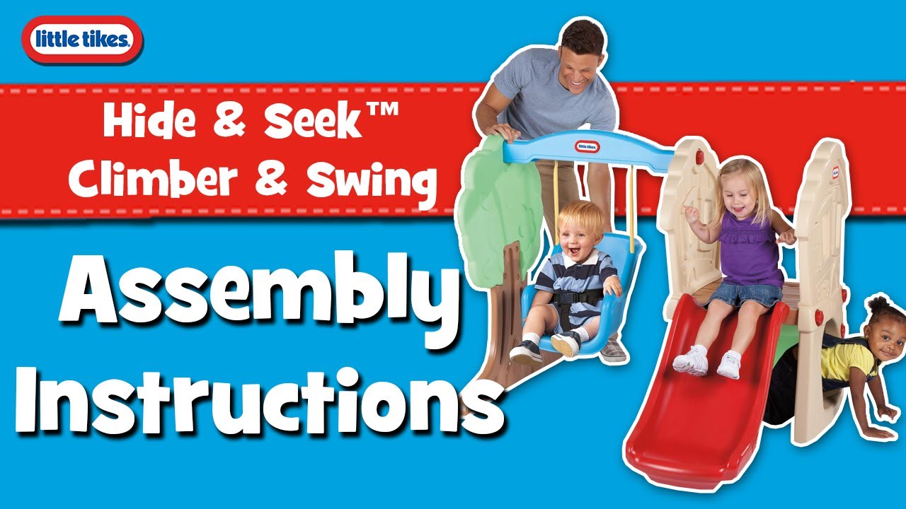 Hide & Seek&trade; Climber & Swing | Assembly Instructions | Little Tikes