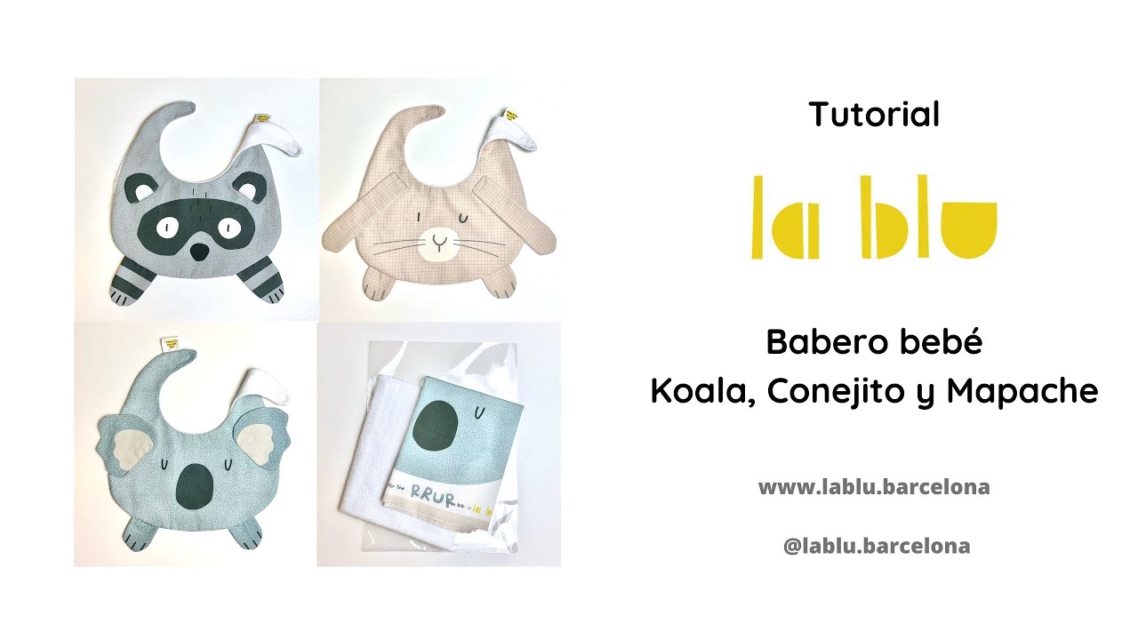 Tutorial Kit Babero Bebé LA BLU