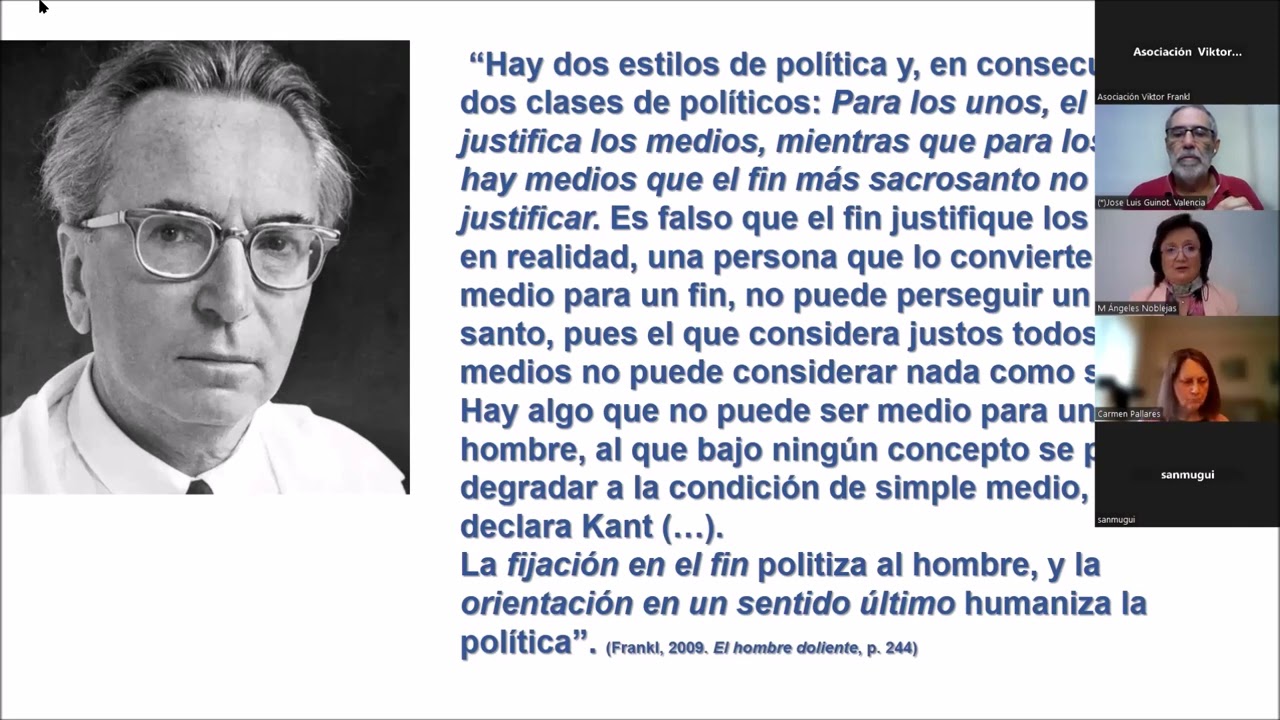 XIV DIÁLOGO : «LA LOGOTERAPIA COMO CATALIZADOR DEL CAMBIO SOCIAL»