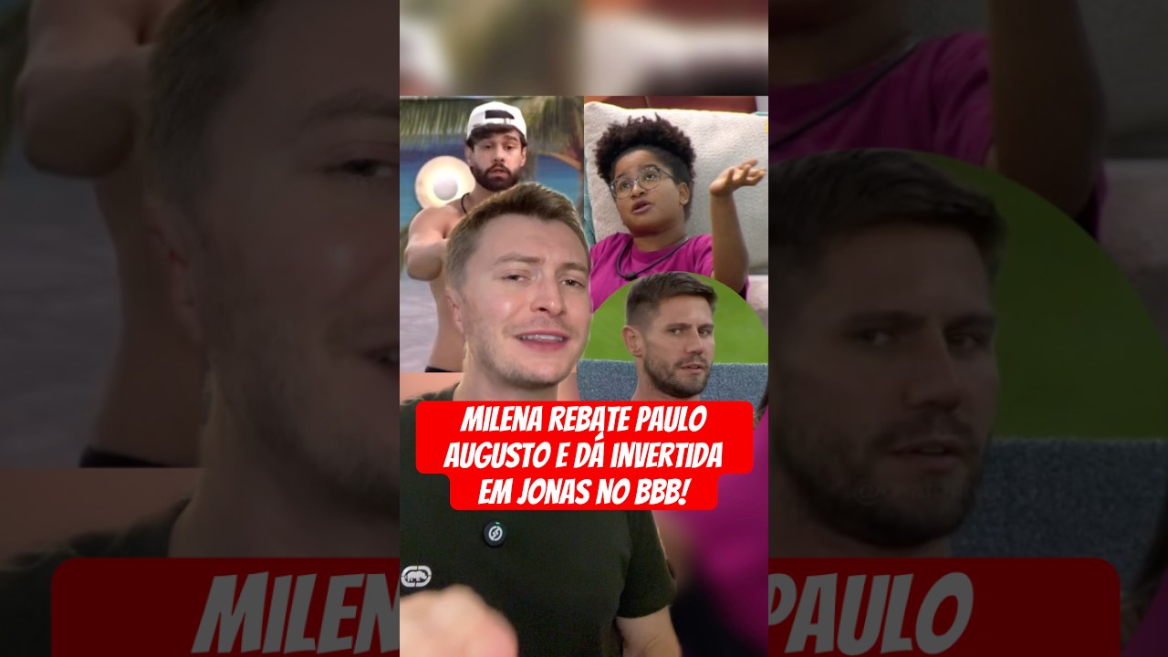 Milena rebate P.A durante treta na madrugada e Jonas leva invertida no BBB 26! #bbb26 #noticias #bbb