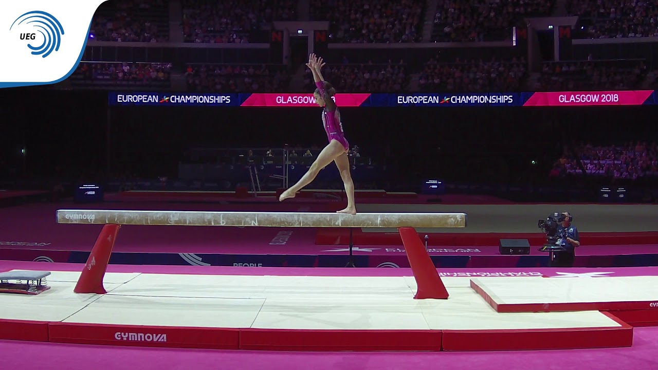Elisa IORIO (ITA) - 2018 Artistic Gymnastics Europeans, junior beam bronze medallist