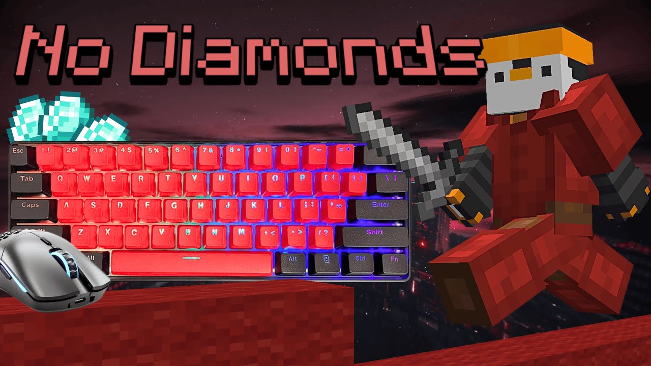 No Diamond Challenge | Bedwars Keyboard & Mouse ASMR