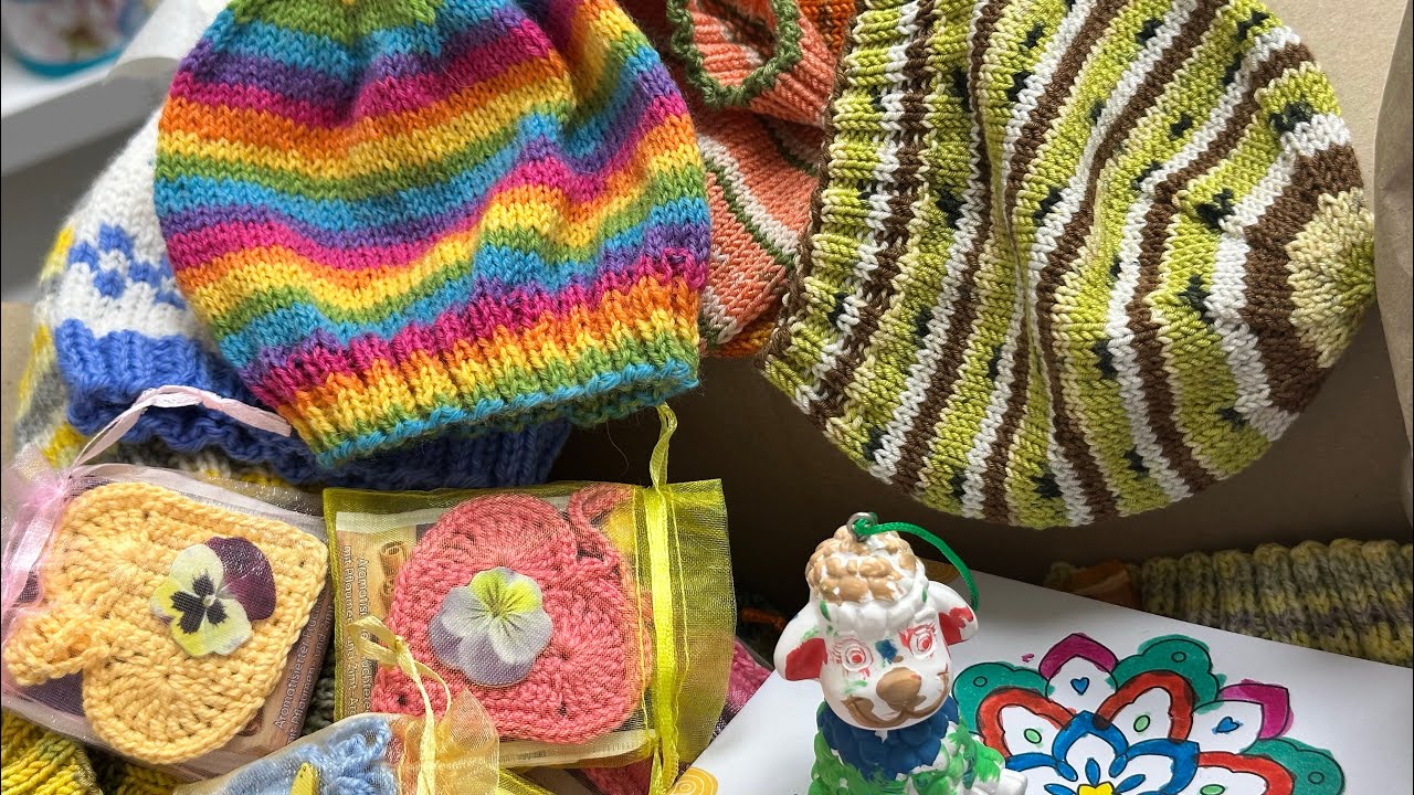 Woolhouse - Mützen Vorstellung .. neues Mini Tuch und Pulli