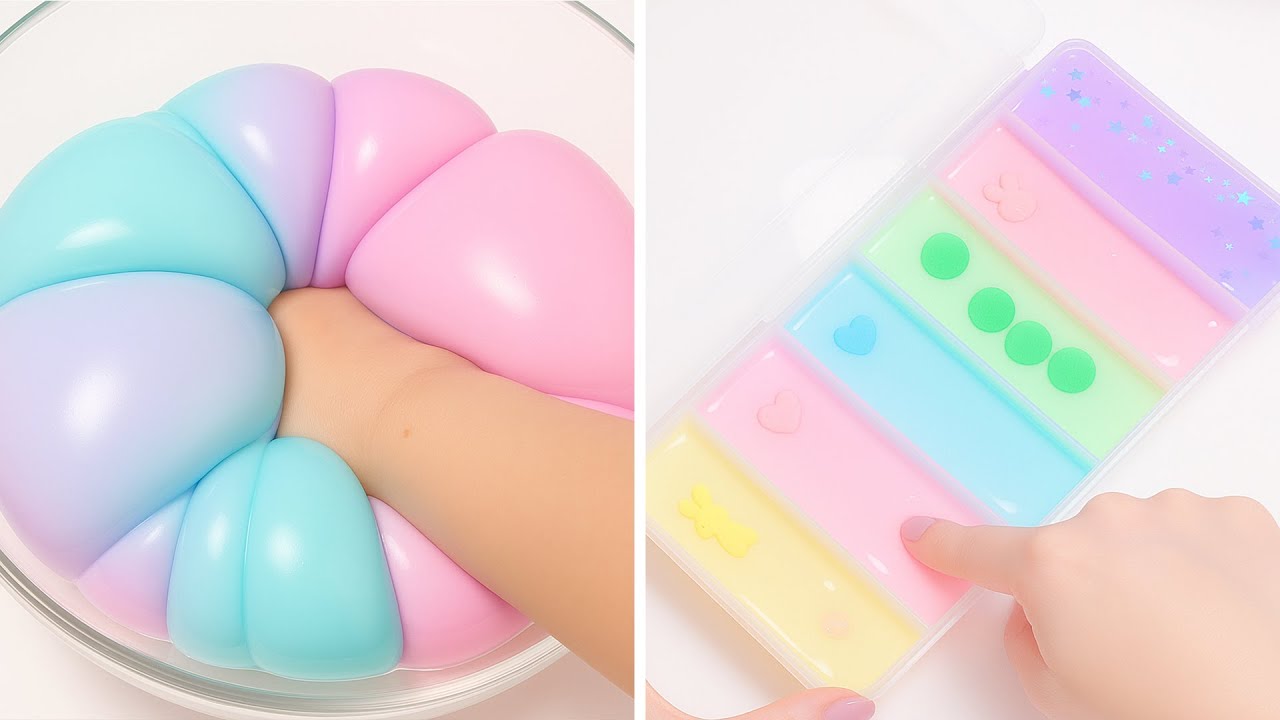 12 Hours Of Oddly Satisfying Slime ASMR - Relaxing When Stressed Or Sleepy