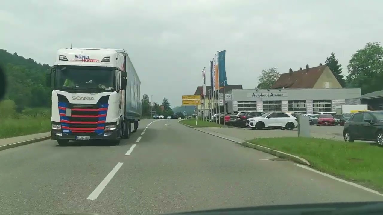 Fahrt Degernau nach Schaffhausen über Stühlingen und Schleitheim