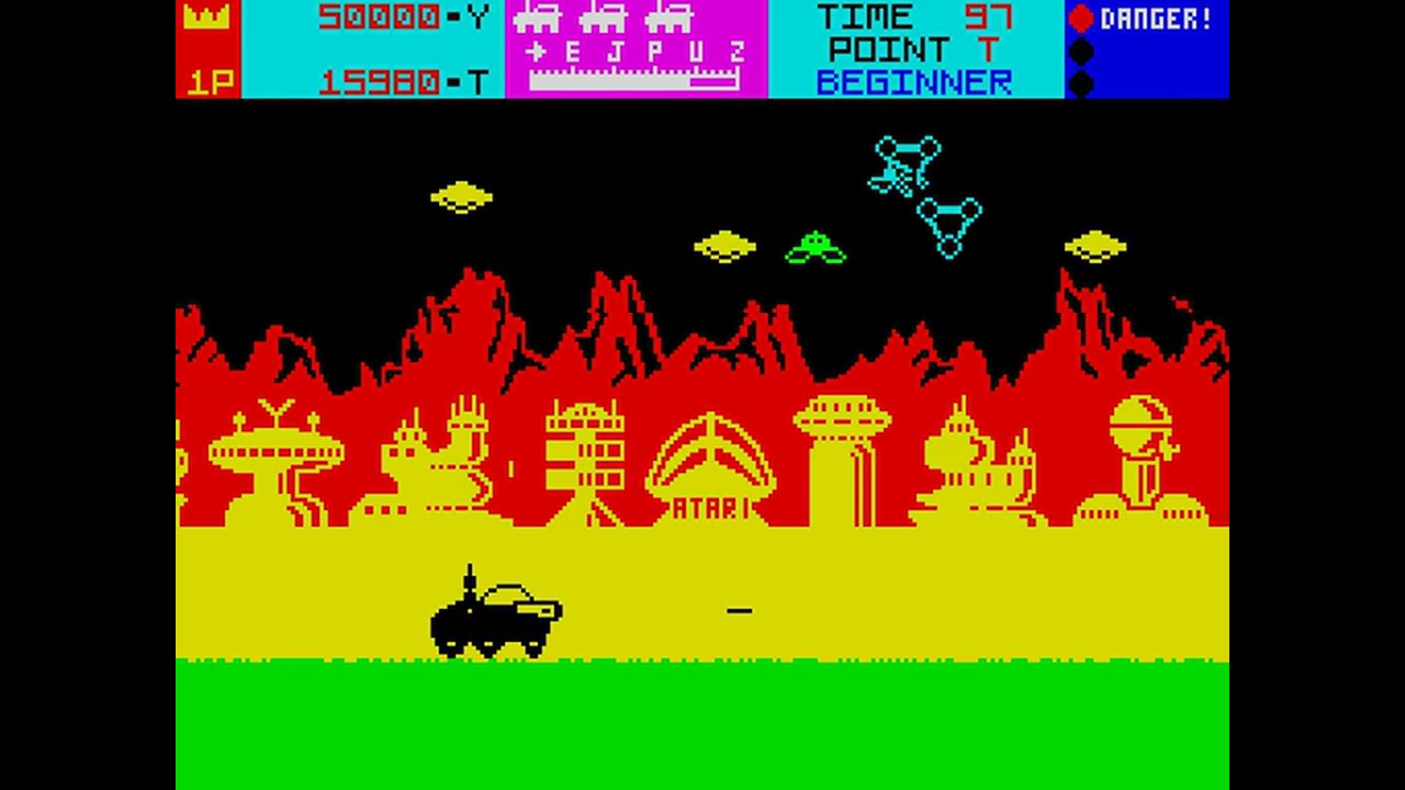 ZX Spectrum Longplay [220] Moon Patrol (Atari) (EU)