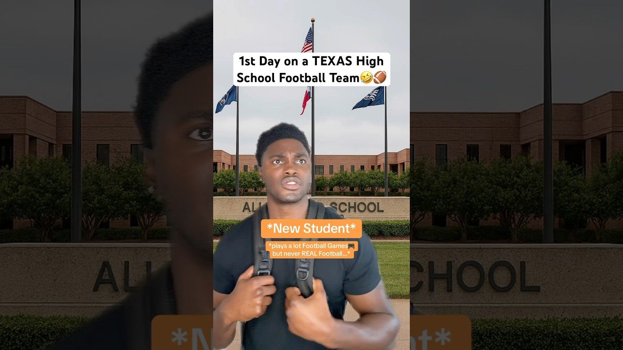 Первый день в футбольной команде средней школы Техаса🤣🏈 #texas #allentexas #allenhighschool