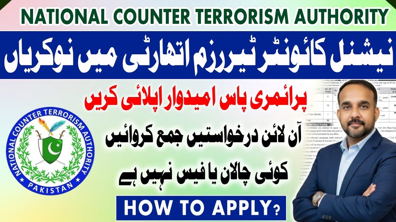 Detail About National Counter Terrorism Authority | NACTA Vacancies