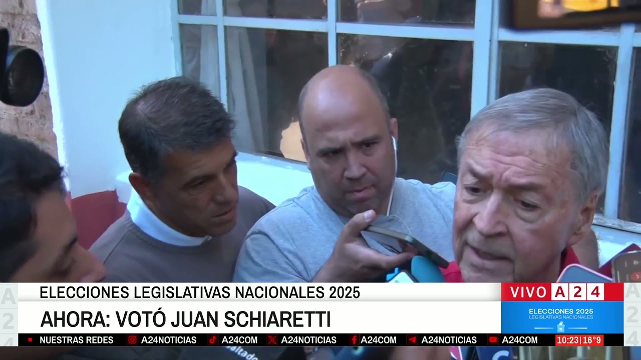 VOT&Oacute; JUAN SCHIARETTI: ELECCIONES LEHISLATIVAS 2025