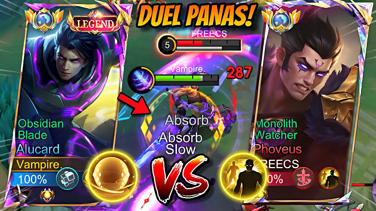 DUEL PANAS EXP LANE! ALUCARD VS PHOVEUS, COUNTER ALAMI?! 🤯 | MLBB