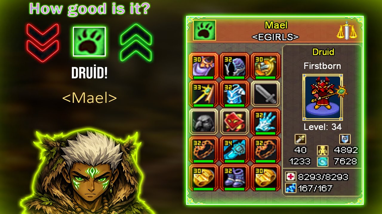 Druid is the Best Support in ELF Side? - How good is it! - w/Mael - Warspear Online