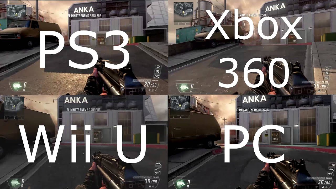 PS3 vs Xbox 360 vs Wii U vs PC GRAPHICS COMPARISON 1080p!