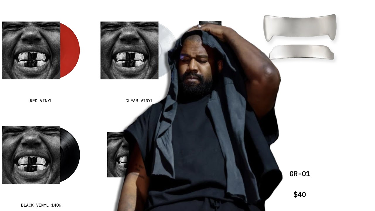 Новые зубные протезы Yeezy Grillz от Канье только что поступили в продажу.