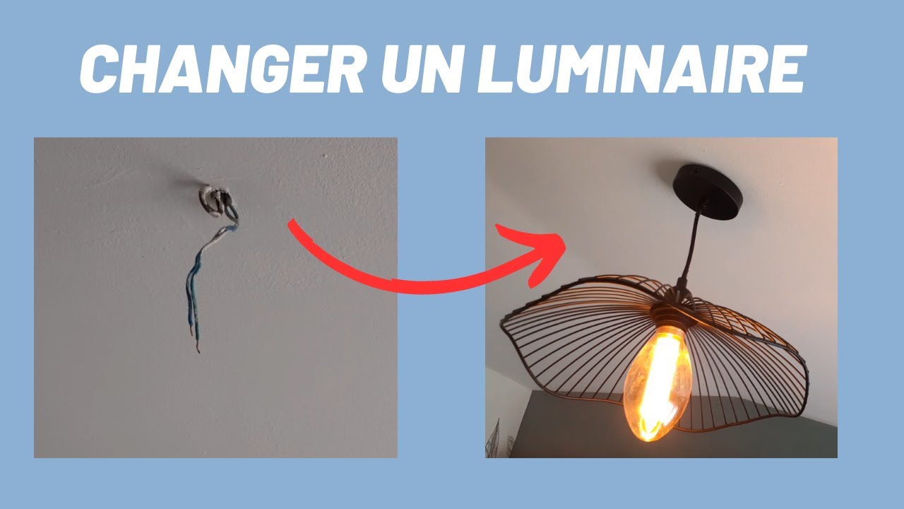 INSTALLER UNE SUSPENSION; UN LUMINAIRE OU UN LUSTRE AU PLAFOND SANS DCL