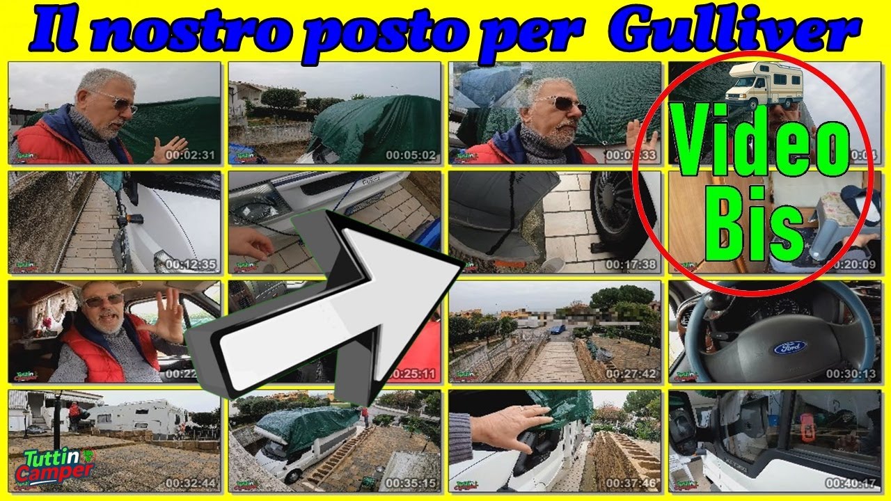 🚚 Parcheggio e Copertura 🌍 Ecco la casa di Gulliver ➡ Video Bis