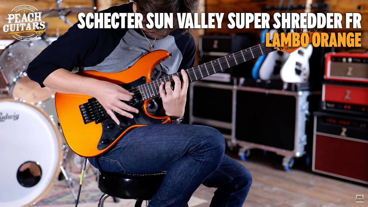 No Talking...Just Tones | Schecter Sun Valley Super Shredder FR | Lambo Orange