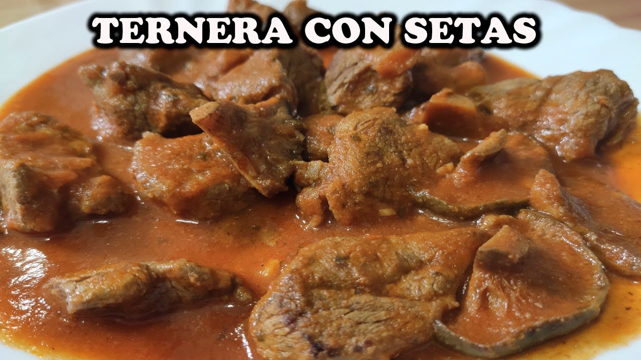 Ternera con Setas 🍄 - Receta 20 👨&zwj;🍳