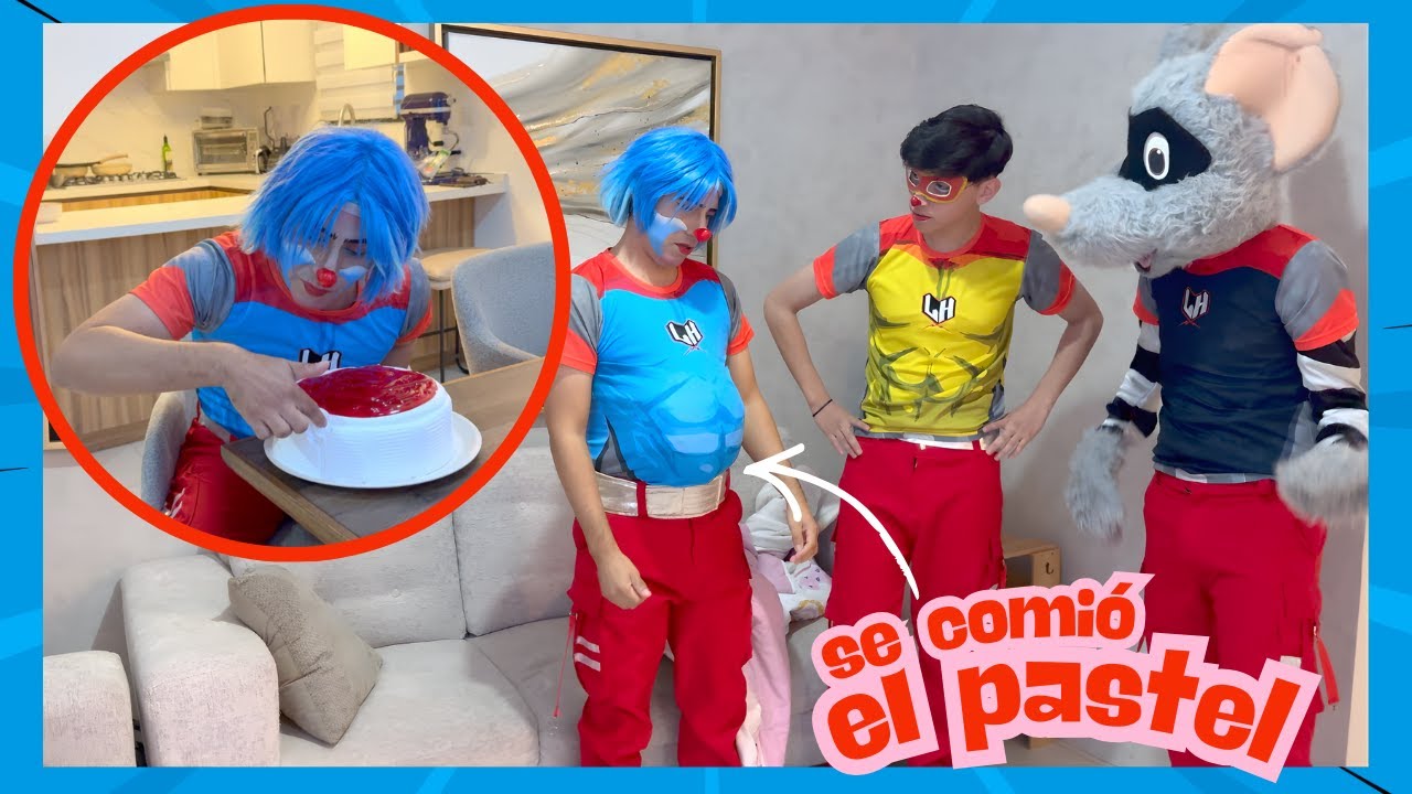 YOMI SE COME TODO EL PASTEL | HACE TRAVESURAS