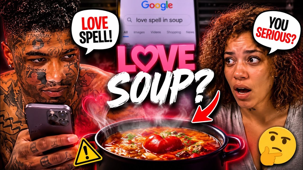 Blueface Goes Through Nevaeh&rsquo;s Phone LIVE&hellip; Then Suspects a Love Spell 😳
