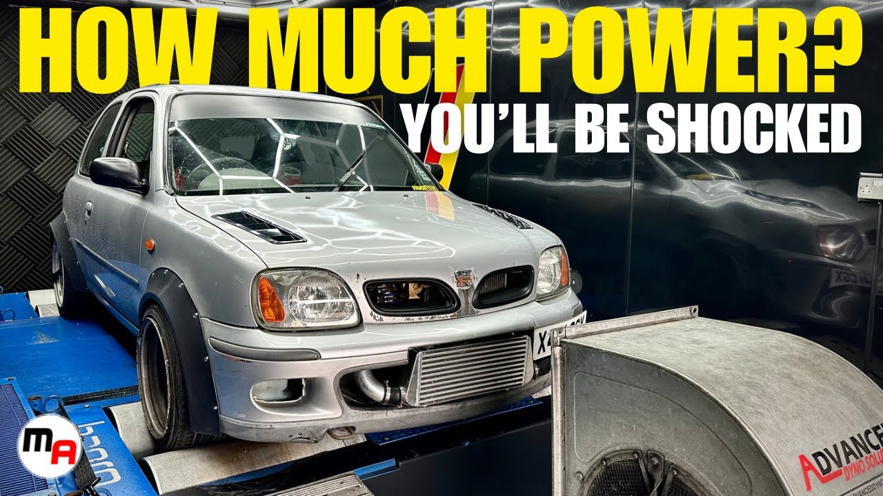 DISASTER WITH THE TURBO K11 NISSAN MICRA - FULL SEND DYNO & A BIG PROBLEM