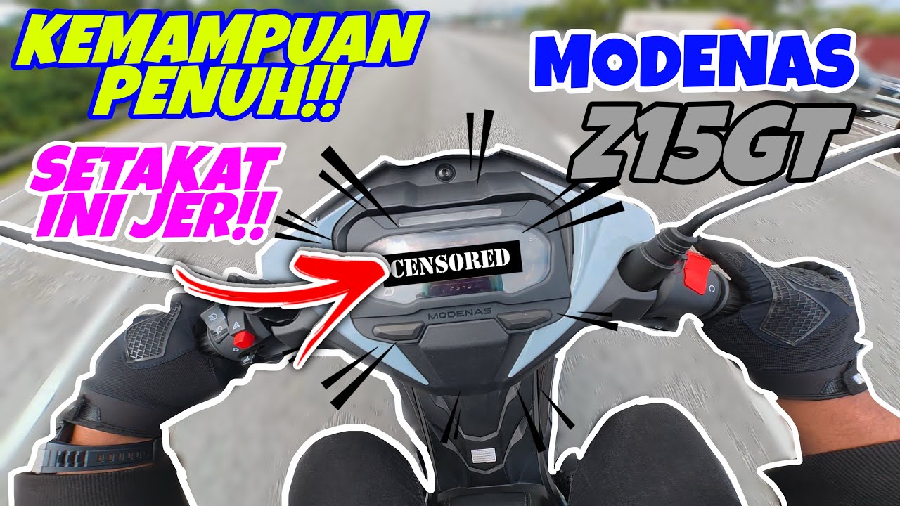 #1075 KEMAMPUAN MODENAS Z15GT TERBARU!| TOP SPEEEEED!!!!!
