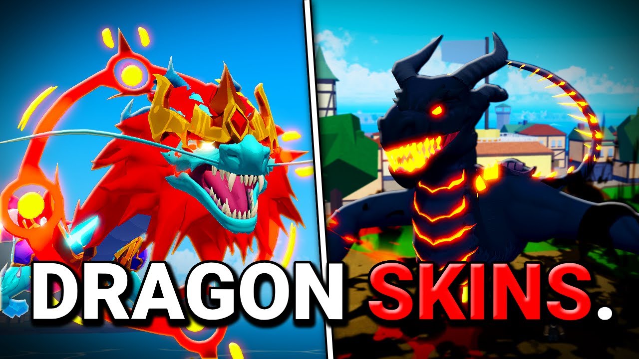 The Blox Fruits Dragon Chromatic Skins