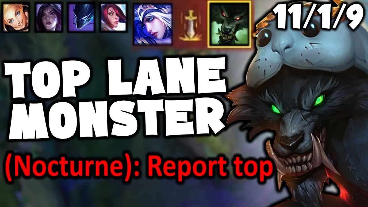 WARWICK TOP GUIDE TO GAP ENEMY LANER - Season 14 League of Legends
