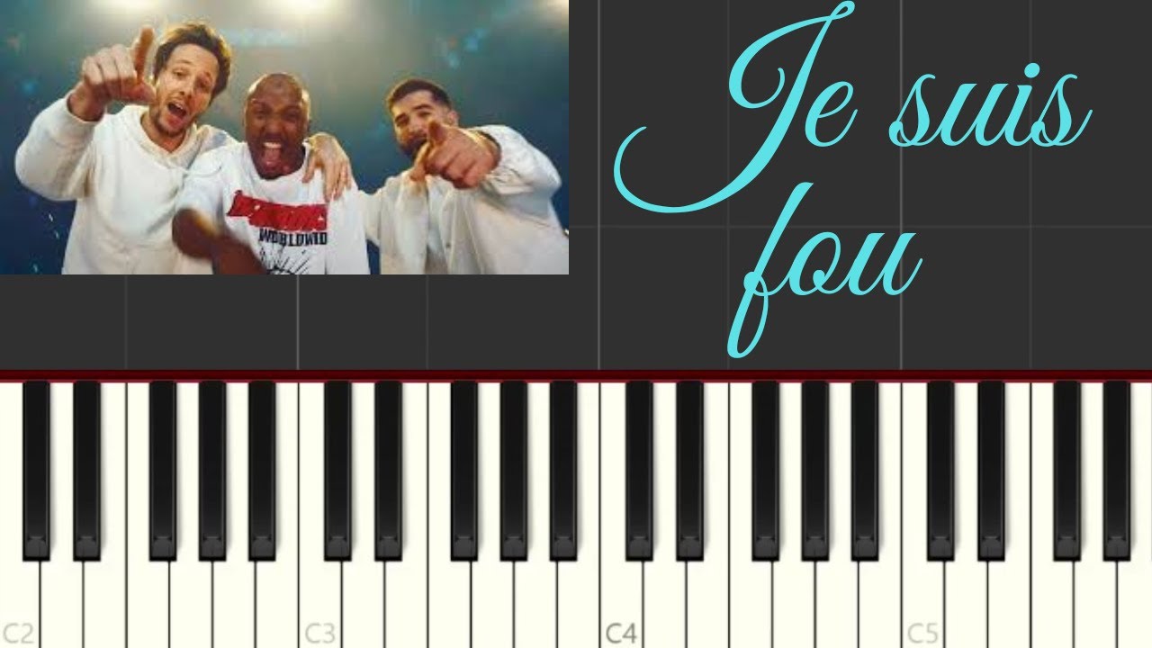 Vianney ,kendji, soprano - Je suis fou.tuto