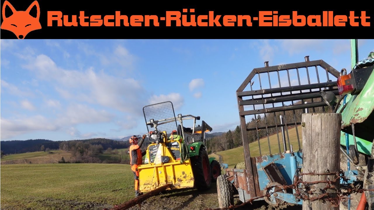 Holzrücken unter schwierigen Bedingungen