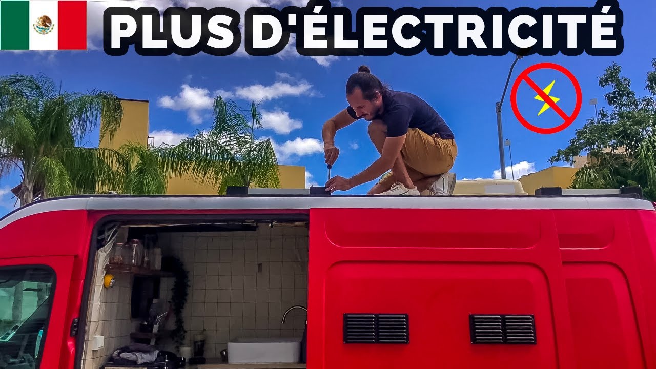 #37 MAGNIFIQUE RÉCIF de PUERTO MORELOS - PLUS D'ÉLECTRICITÉ... ⚡️ - The Vagabonds | VANLIFE