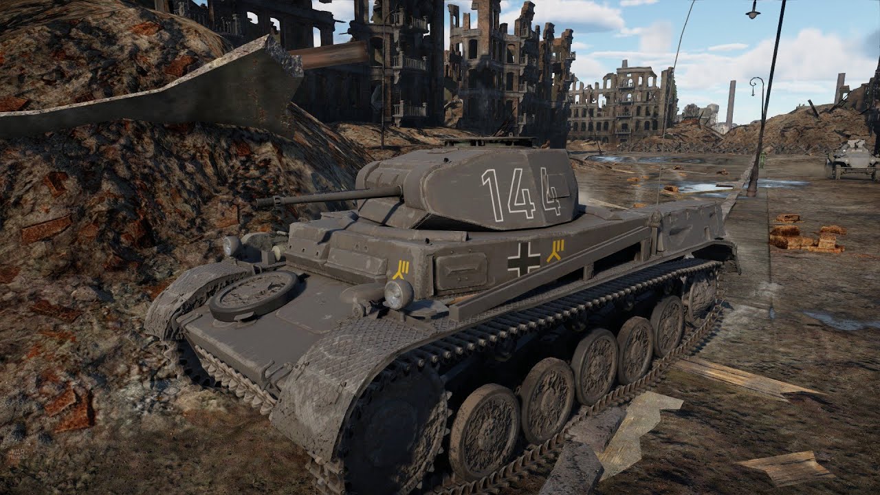War Thunder Realistic Battle Panzer II F The Monster I have Become 12 Kills