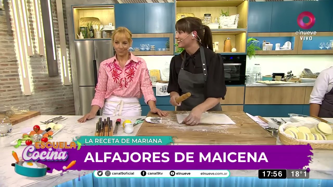 Alfajores de maicena en Escuela de cocina ♥