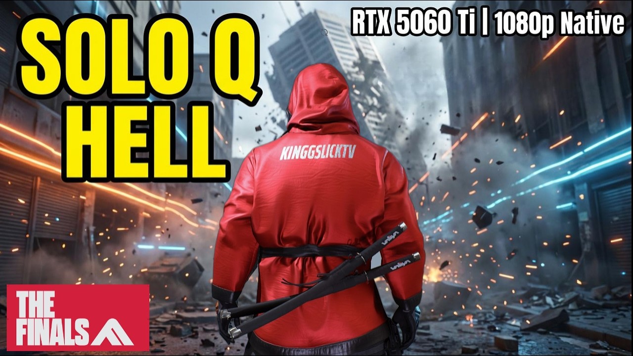 THE STRESS OF SOLO QUEUING IN THE FINALS IS REAL | RTX 5060 Ti Latency Stress Test Dual Stream