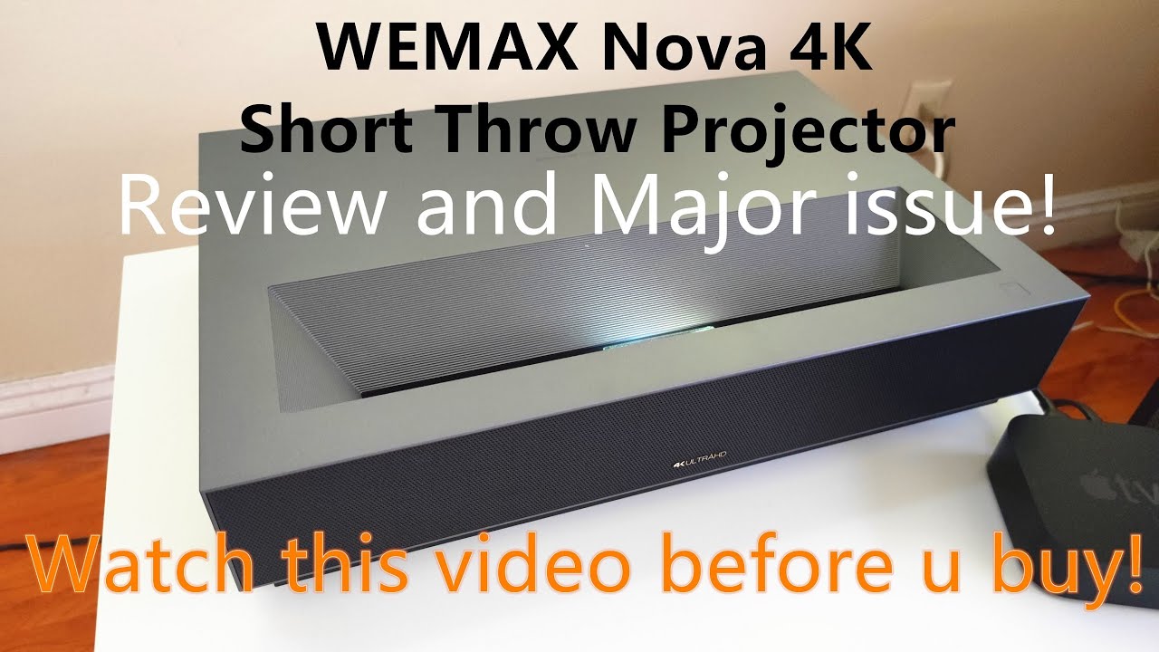WEMAX Nova 4K laser projector review and major issue (watch this before u buy !) pros and cons.