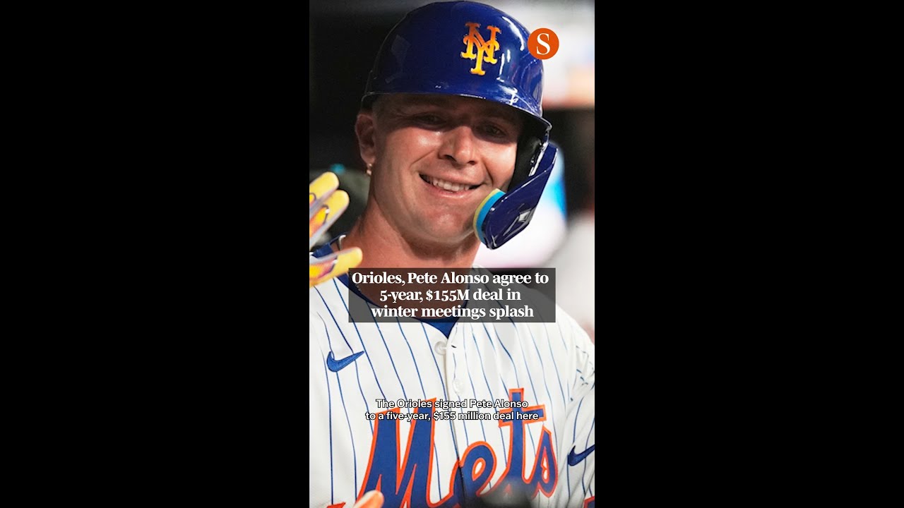 Orioles, Pete Alonso agree to 5-year, $155M deal in winter meetings splash