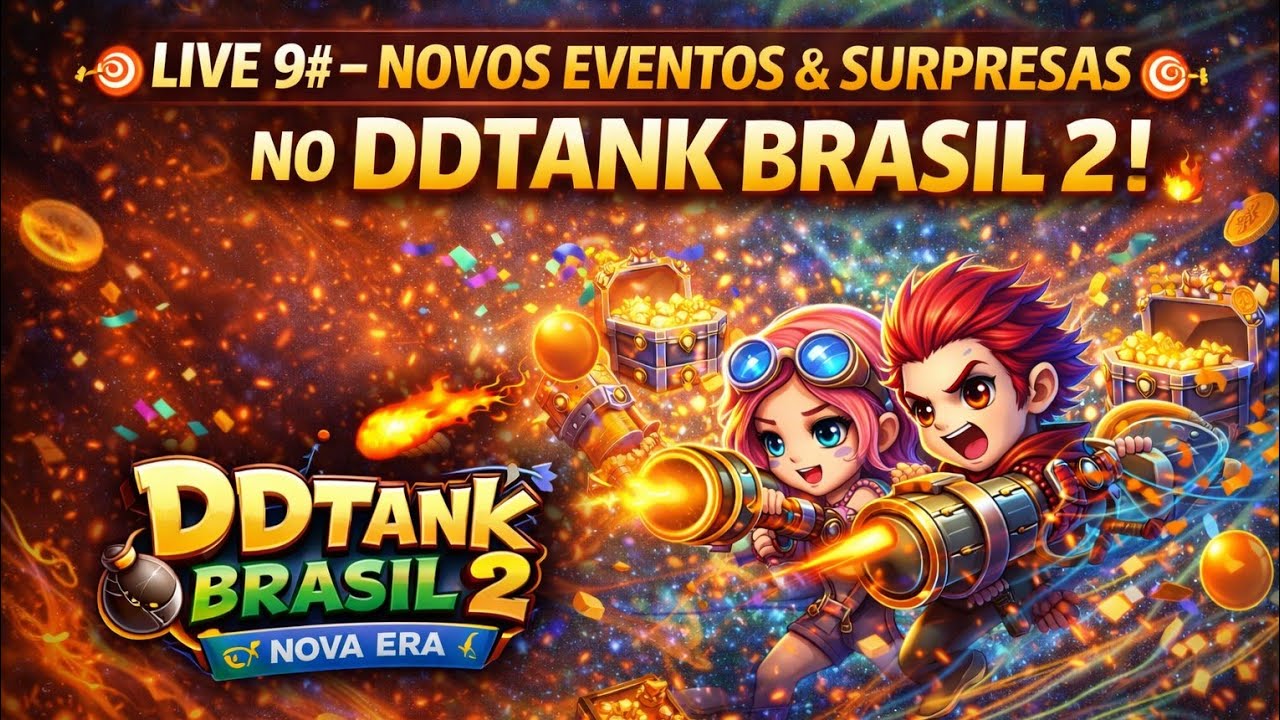 🔥🎯 LIVE 9# — NOVOS EVENTOS & SURPRESAS NO DDTANK BRASIL 2!