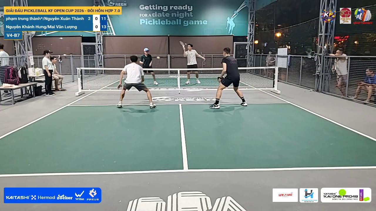 LIVE | GIẢI ĐẤU PICKLEBALL KF OPEN CUP 2026 - ĐÔI HỖN HỢP 7.0 | V4-B7