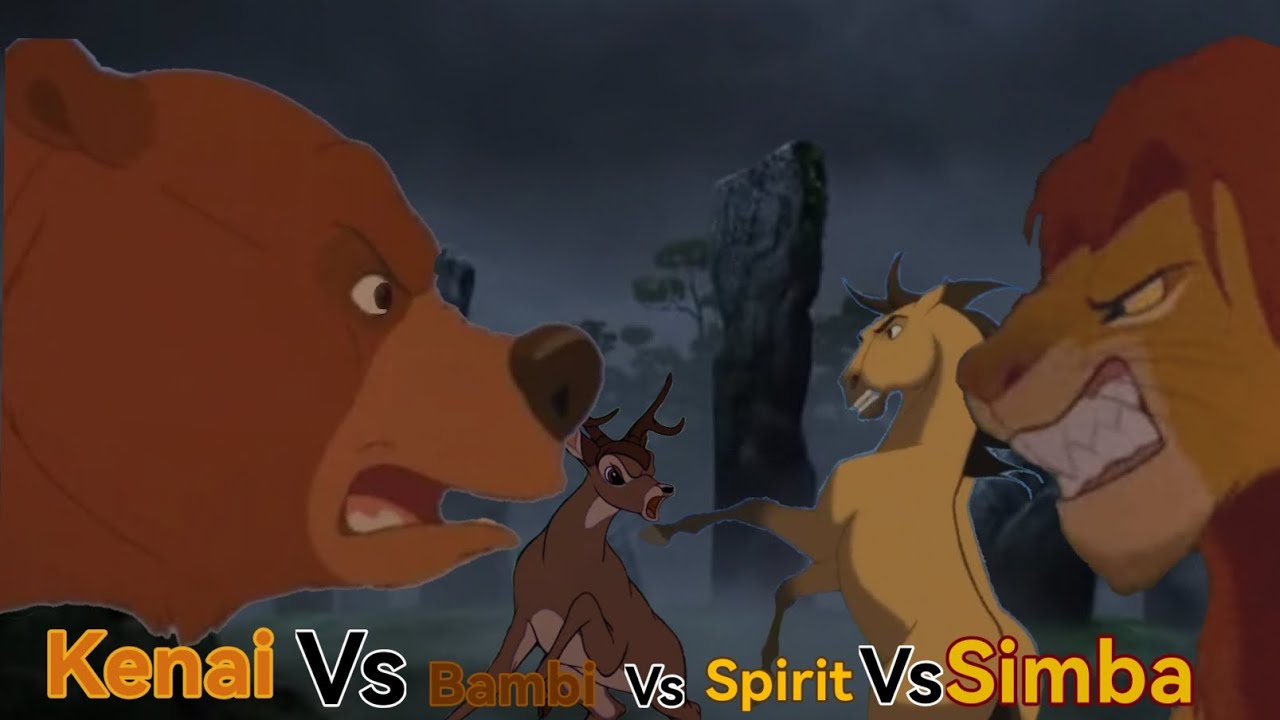 Simba vs Kenai vs Bambi vs Spirit (part 1)