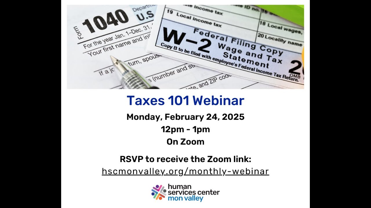 Taxes 101 webinar