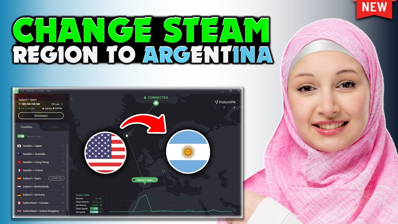 How To Change Steam Region To Argentina
